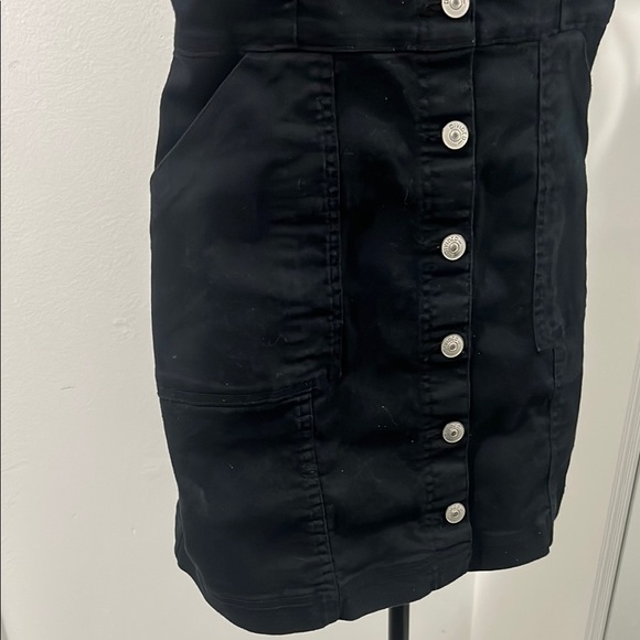 Divided H & M Black Square Neck Bodycon Mini Dress - Picture 3 of 10